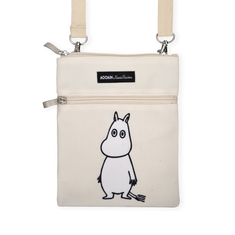 5月下旬頃お届け予定＊NordicBuddies クラシックネックバッグ（ムーミン/たたずむ/ベージュ）MOOMIN7O＜予約商品＞