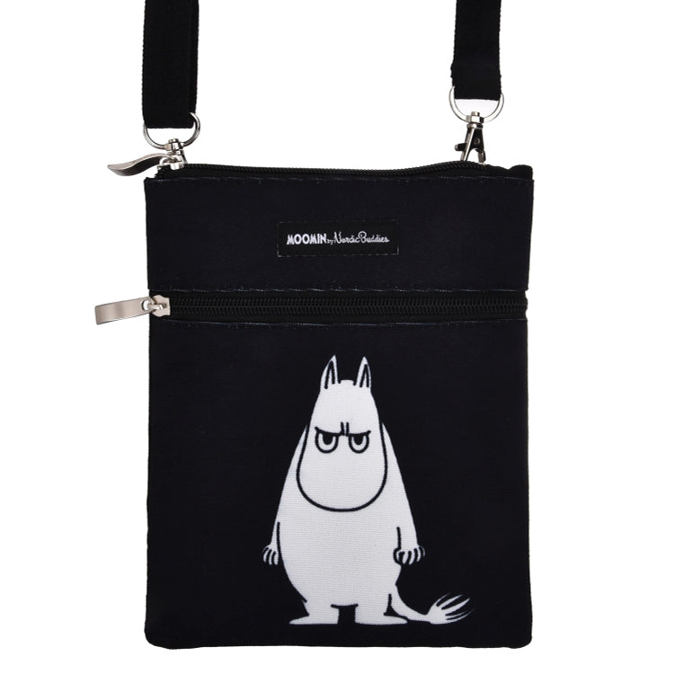 5月下旬頃お届け予定＊NordicBuddies クラシックネックバッグ（アングリームーミン/ブラック）MOOMIN7P＜予約商品＞