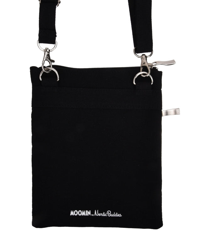 5月下旬頃お届け予定＊NordicBuddies クラシックネックバッグ（アングリームーミン/ブラック）MOOMIN7P＜予約商品＞