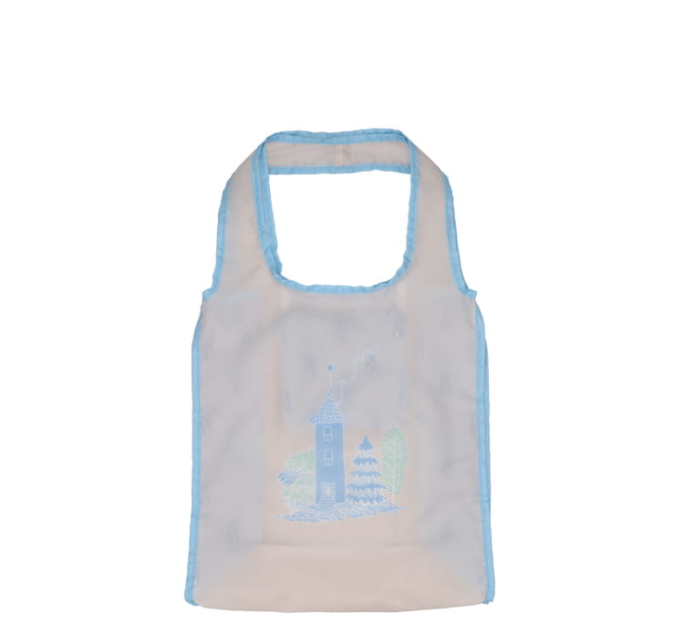 ポケッタブルエコバッグ（ムーミンやしき/BEG）3794