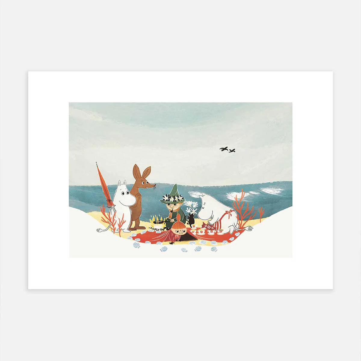 POSTERY ポスター（Moomin Picnic by the Sea）PTR040005 - MOOMIN SHOP