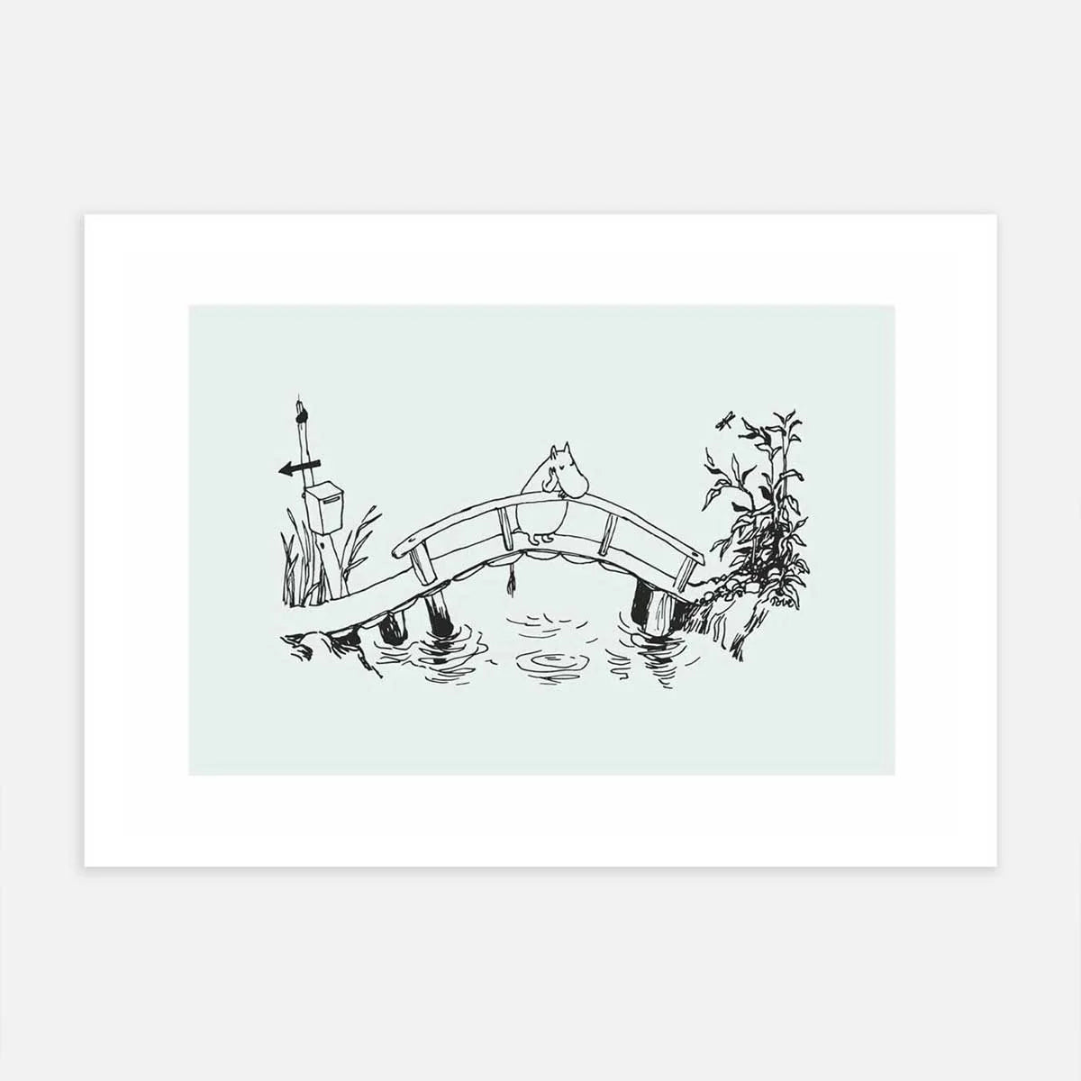 ムーミン グッズ POSTERY ポスター（Moomin On Moominvalley Bridge）PTR040014