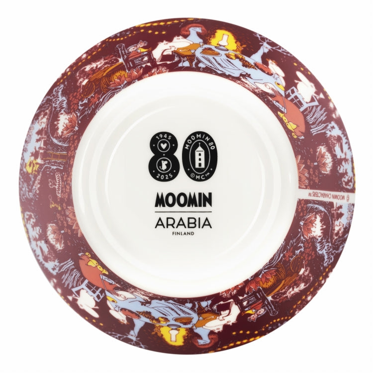 MOOMIN ARABIA ボウル（80th/フェスティブ モーメント）1079547