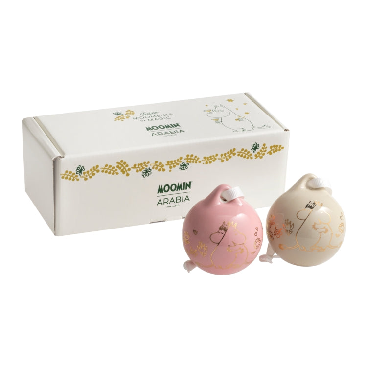 MOOMIN ARABIA ミニオーナメント 2個セット（LOVE/ゴールド）1086435
