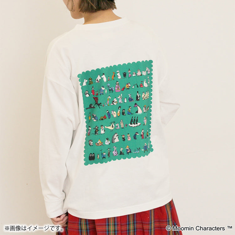 Moomin×Samansa Mos2】ロングTシャツ（80th All STARS/オフ
