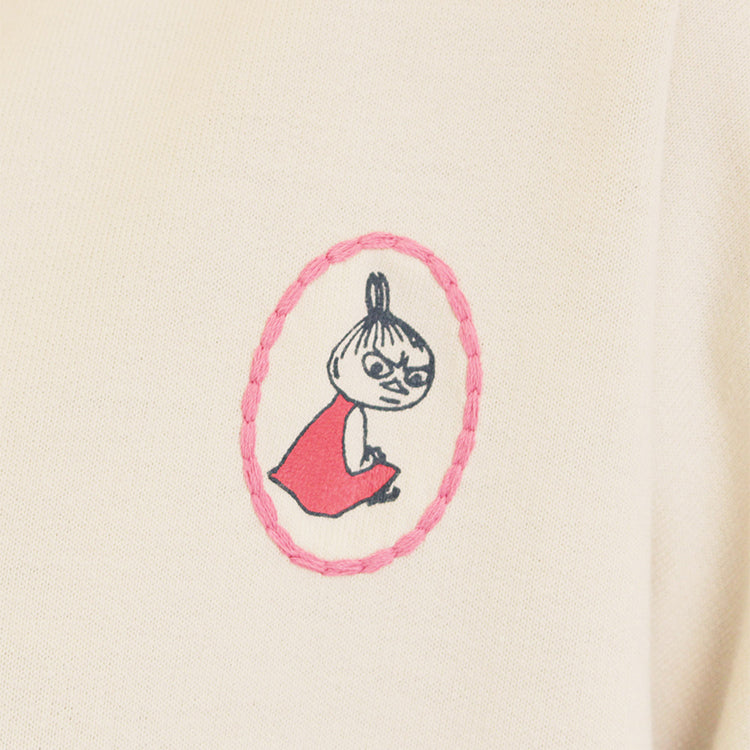 【Moomin×Samansa Mos2】ミニ裏毛カーディガン（キナリ）2201769