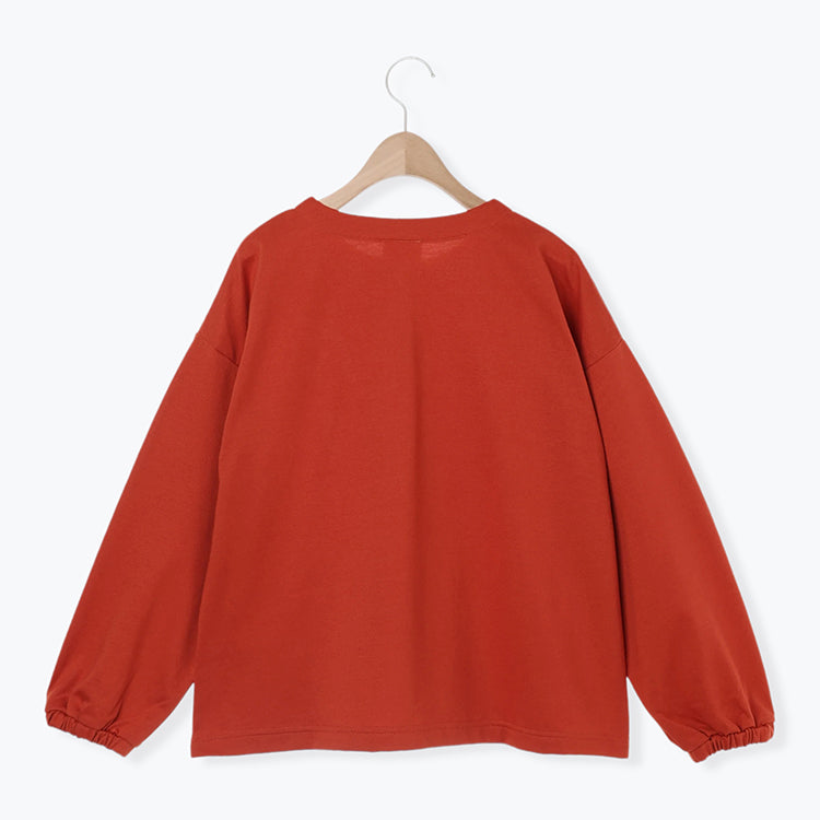 【Moomin×Samansa Mos2】ミニ裏毛カーディガン（レッド）2201769