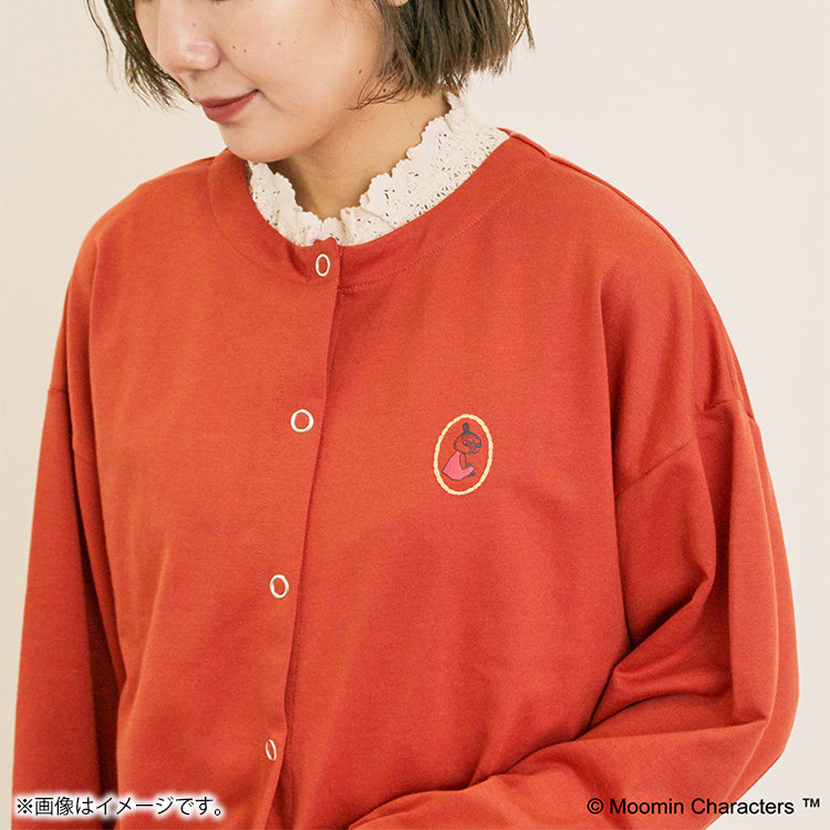 【Moomin×Samansa Mos2】ミニ裏毛カーディガン（レッド）2201769