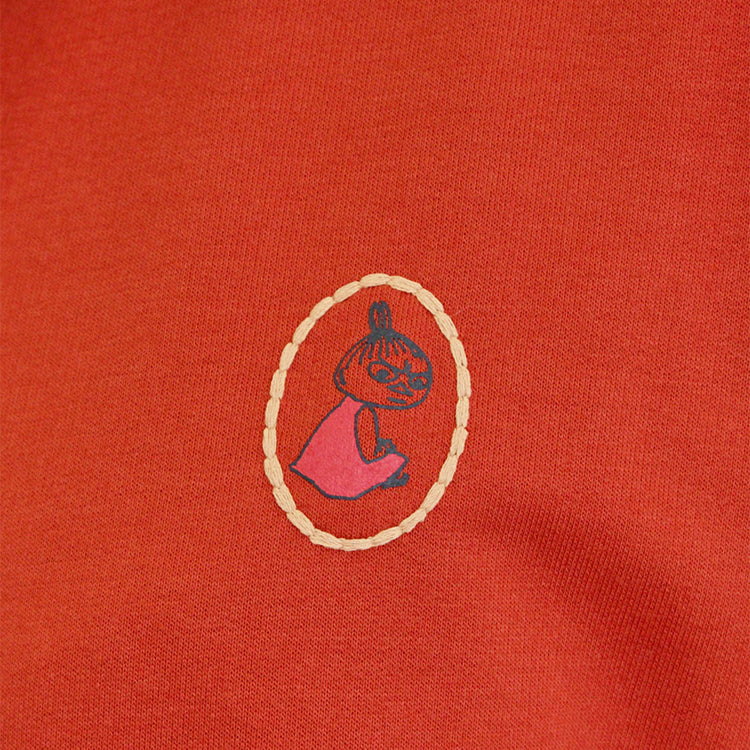 【Moomin×Samansa Mos2】ミニ裏毛カーディガン（レッド）2201769