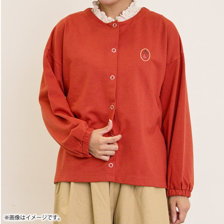 【Moomin×Samansa Mos2】ミニ裏毛カーディガン（レッド）2201769