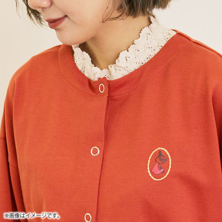 【Moomin×Samansa Mos2】ミニ裏毛カーディガン（レッド）2201769