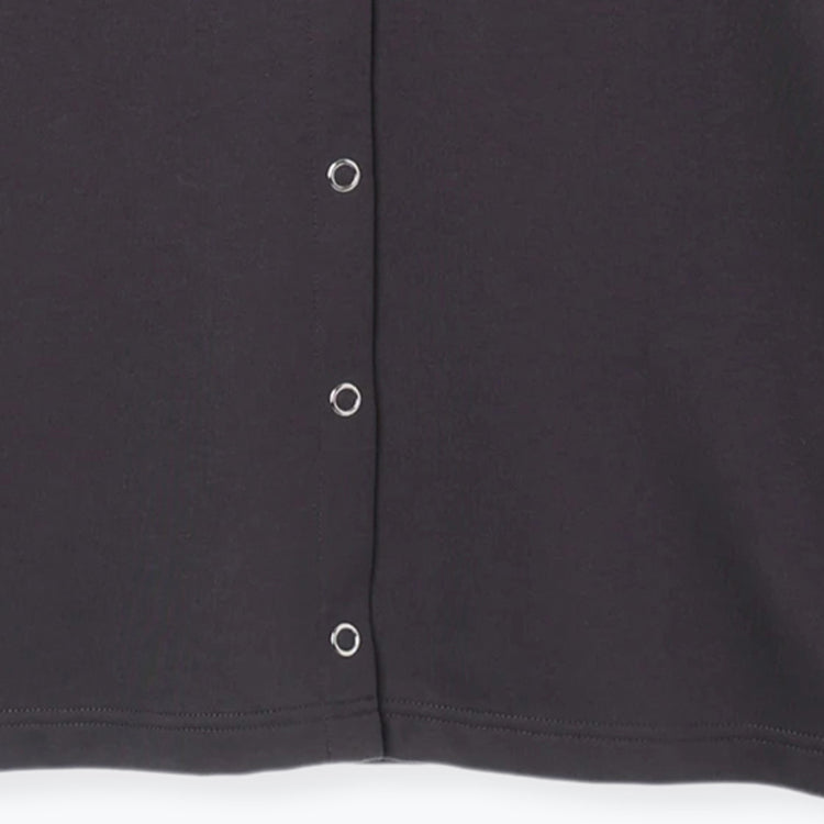 【Moomin×Samansa Mos2】ミニ裏毛カーディガン（チャコール）2201769