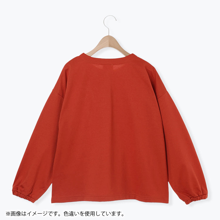 Moomin×Samansa Mos2】ミニ裏毛カーディガン（チャコール