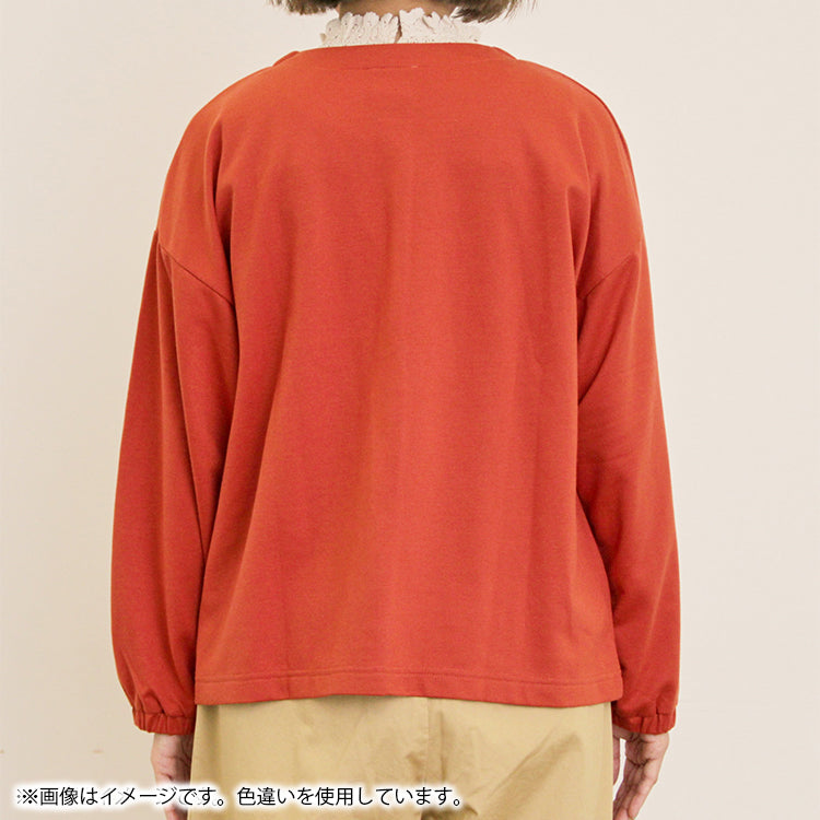 【Moomin×Samansa Mos2】ミニ裏毛カーディガン（キナリ）2201769