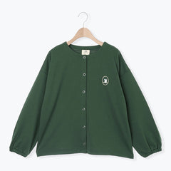 モモンガハウス（迷彩柄・星）モスグリーン   秋・春仕様  1950円 Moomin×Samansa Mos2】ミニ裏毛カーディガン（グリーン）2201770