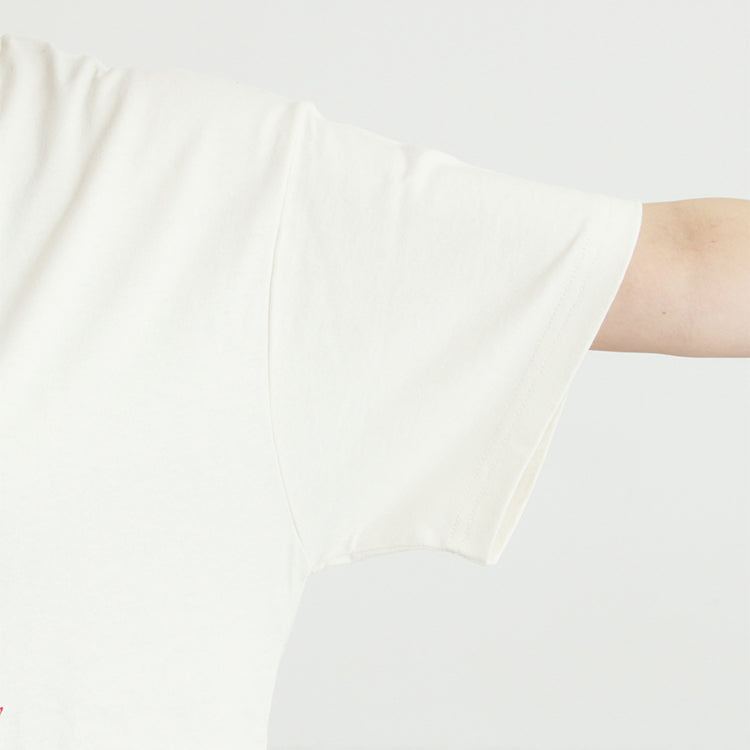 Moomin×Samansa Mos2 ぽこぽこ刺しゅうTシャツ（オフホワイト）2202091