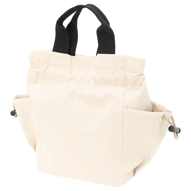 Moomin×Samansa Mos2 インナー総柄巾着バッグ（ベージュ）2801966【航空便不可】