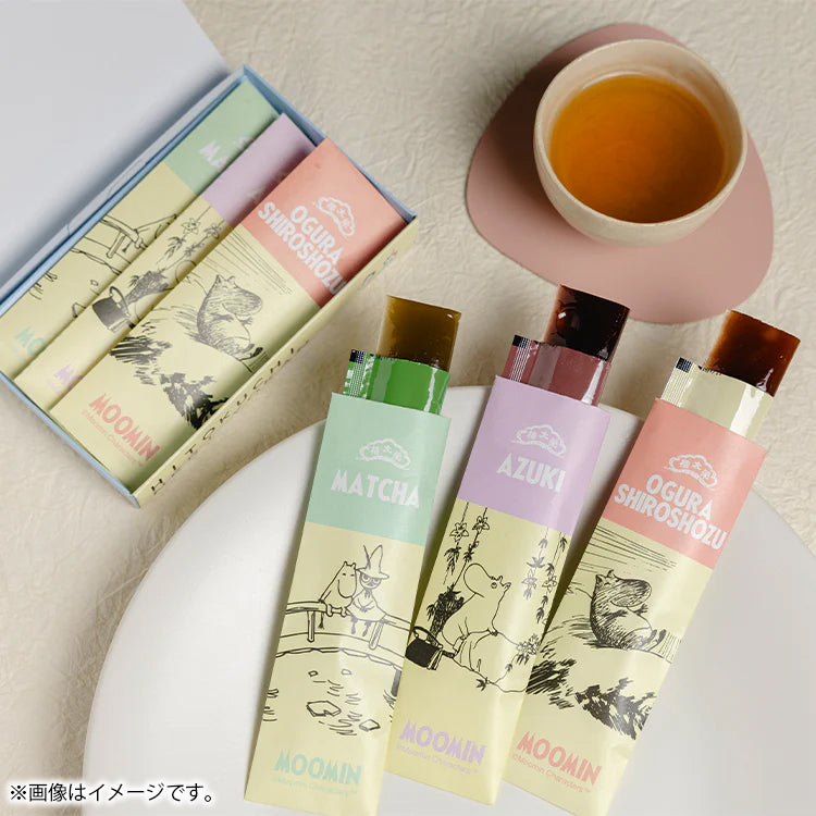 榮太樓總本鋪 ひとくち煉羊羹3本入り（小豆/小倉白小豆/抹茶） ※【公式限定】