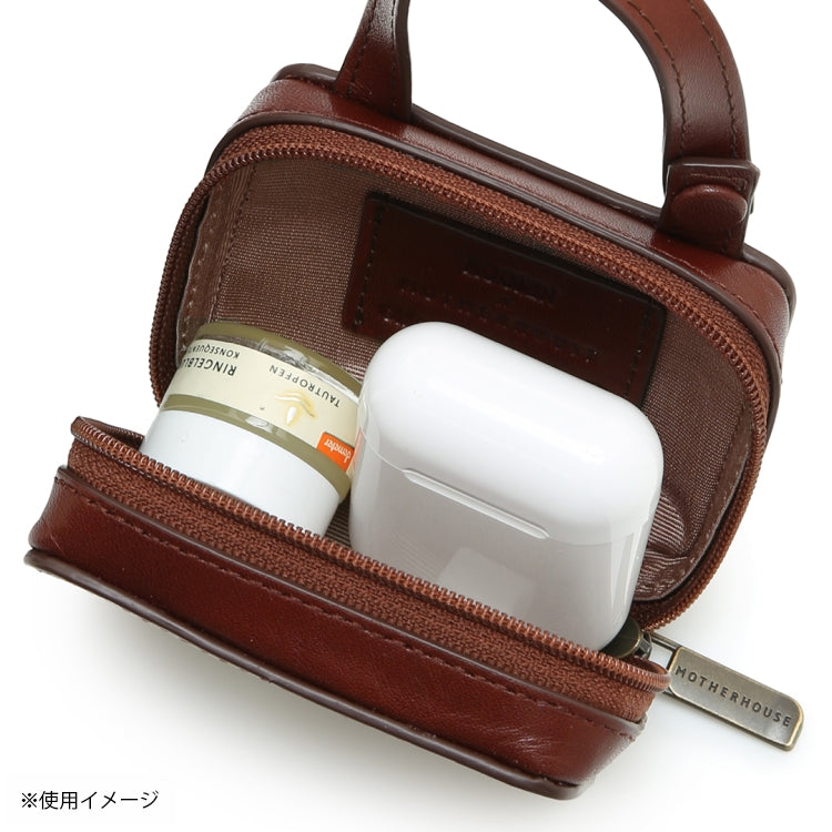 ミニポーチ（ニョロニョロ/アンティークブラウン）MG56060NOAB