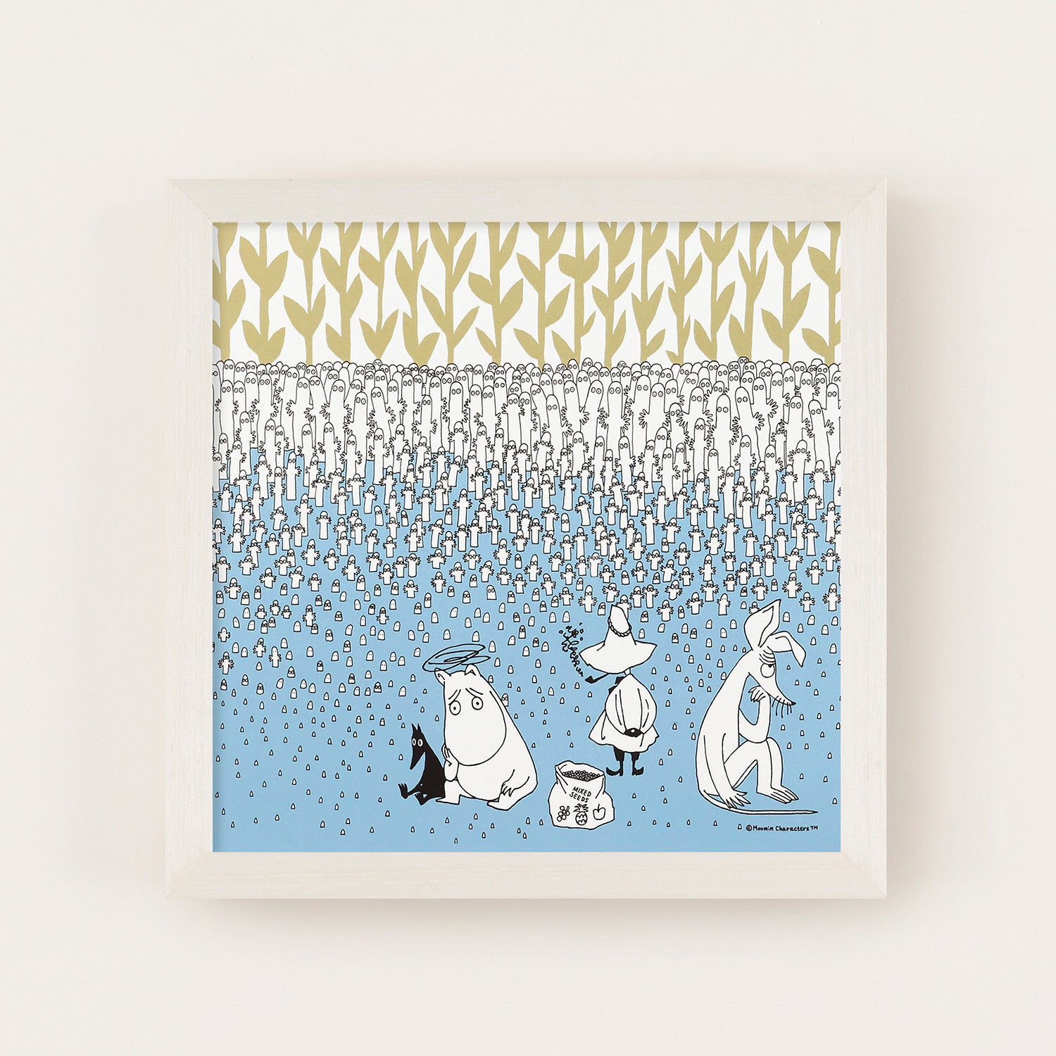 MOOMIN TRIBUTE WORKS×a good view アートポスター フレームセット