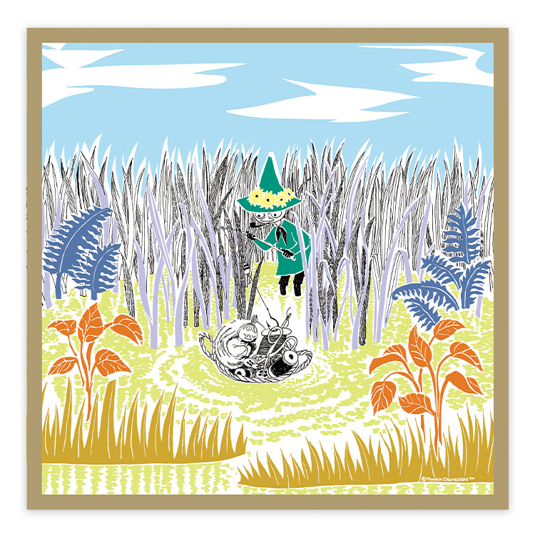 MOOMIN TRIBUTE WORKS×a good view アートポスター フレームセット