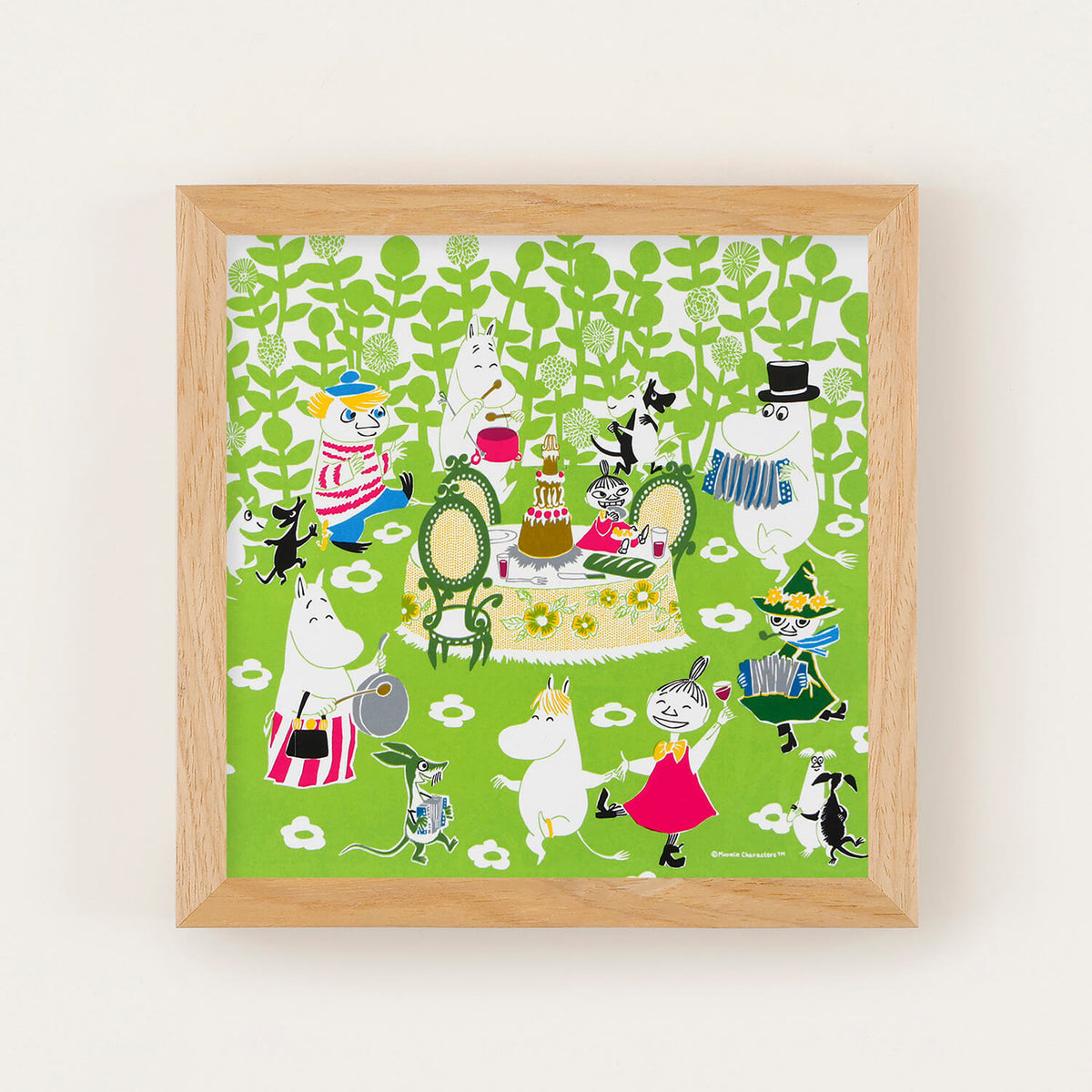 MOOMIN TRIBUTE WORKS×a good view アートポスター フレームセット（party/NT）