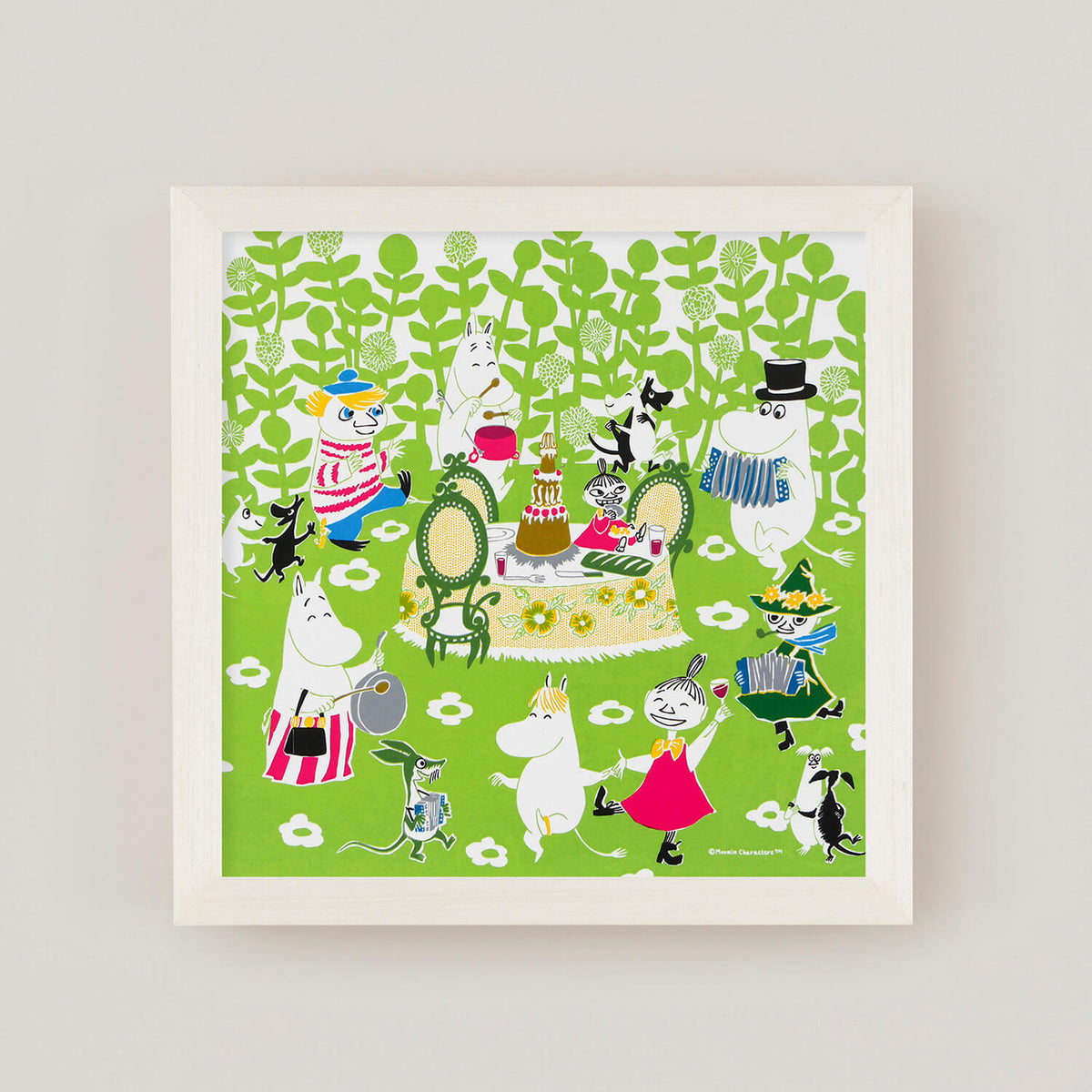 MOOMIN TRIBUTE WORKS×a good view アートポスター フレームセット（party/IV）