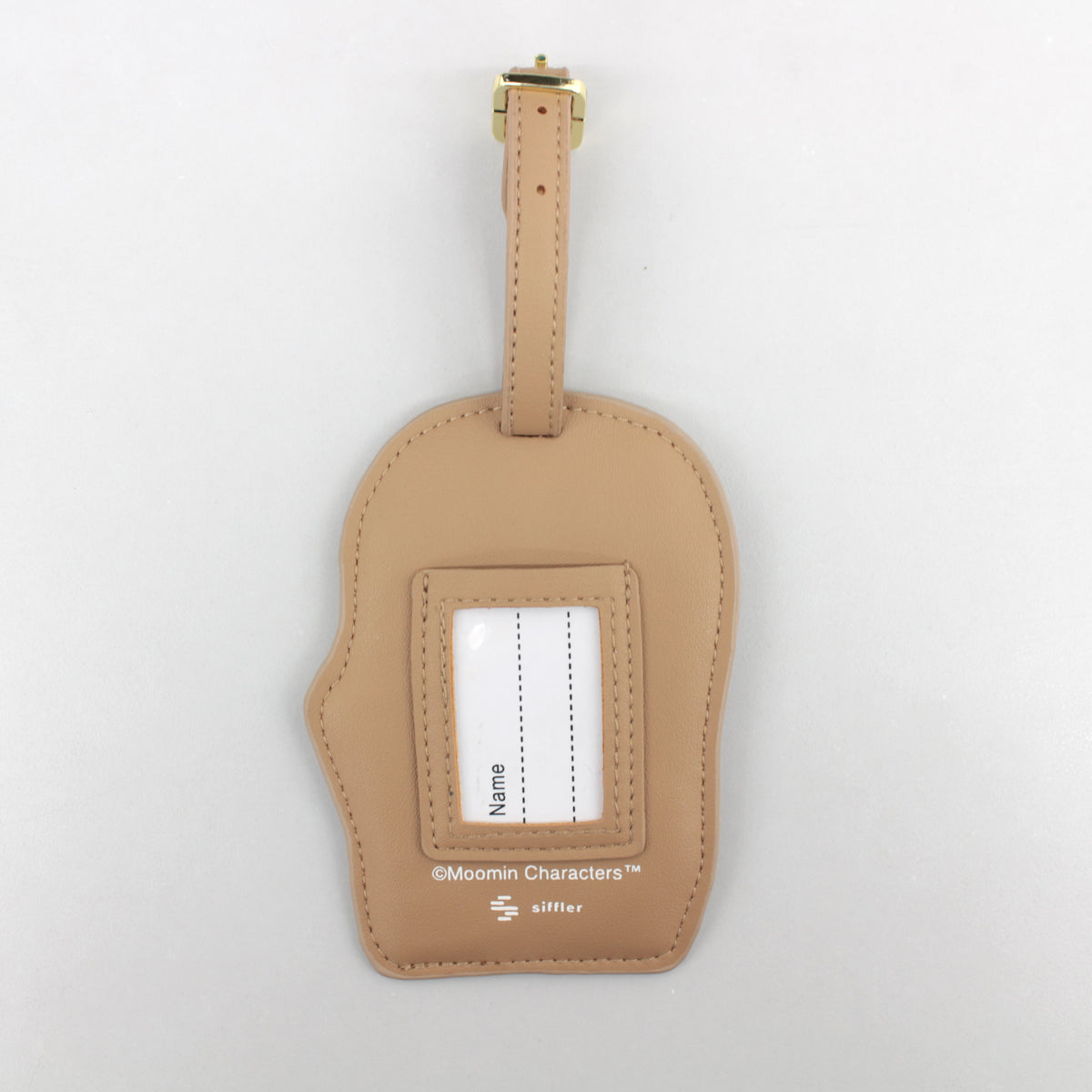 サガラ刺繍ラゲージタグMC39（ブラウン/ニョロニョロ）7125