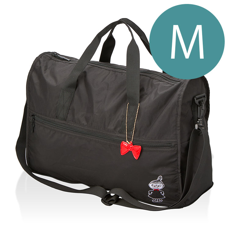 12月下旬頃お届け予定＊折りたたみボストンバッグM（モノトーン/リトルミイ）H0002 MC41＜予約商品＞