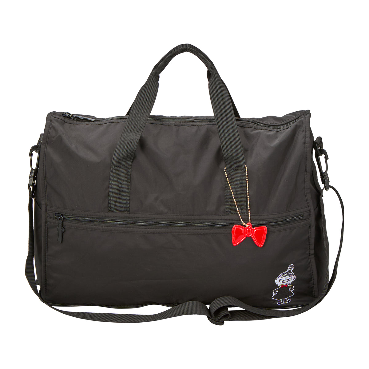 12月下旬頃お届け予定＊折りたたみボストンバッグM（モノトーン/リトルミイ）H0002 MC41＜予約商品＞