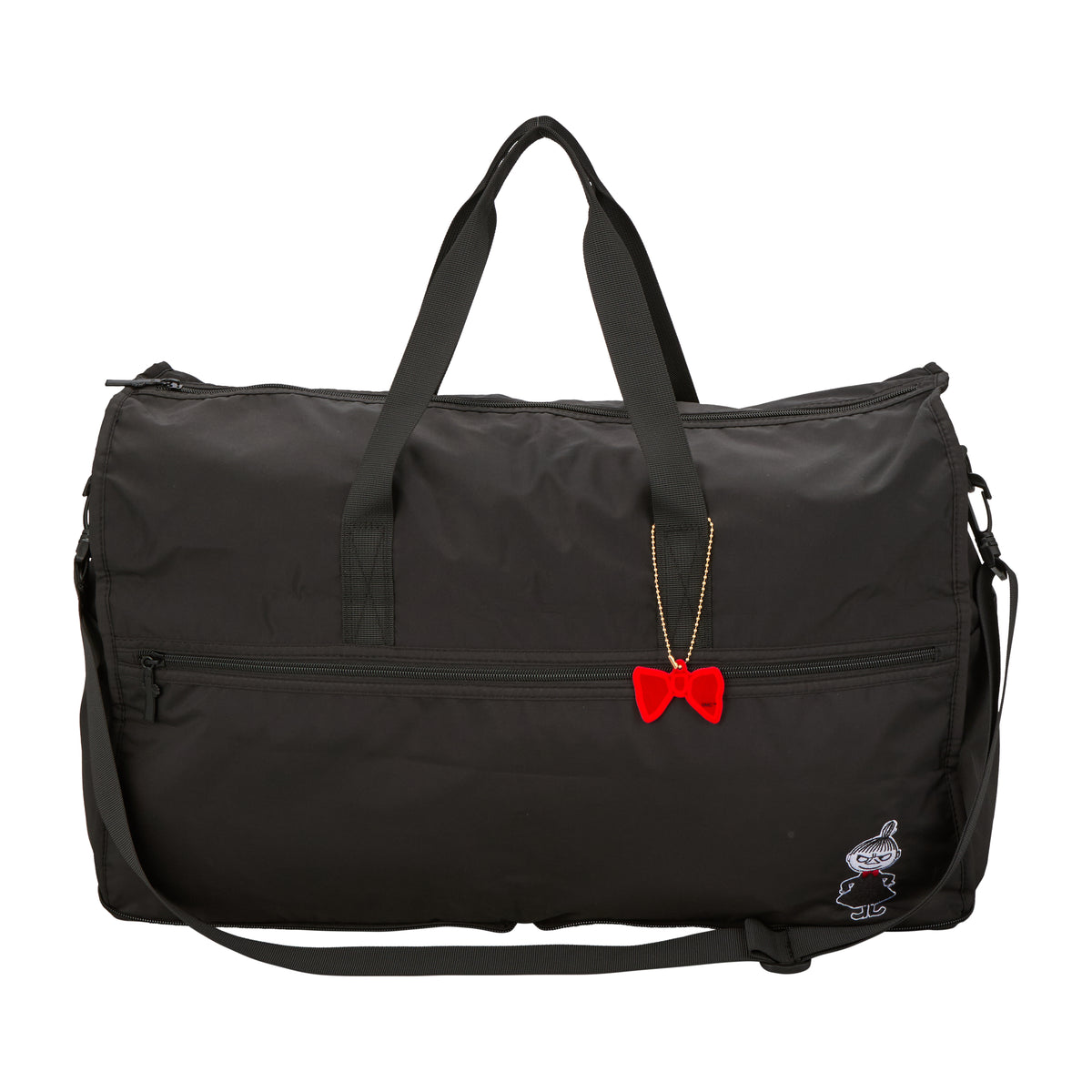 12月下旬頃お届け予定＊折りたたみボストンバッグL（モノトーン/リトルミイ）H0004 MC41＜予約商品＞