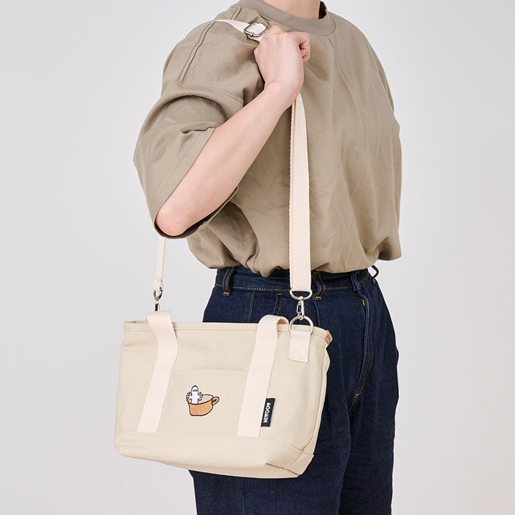2WAY保冷トートバッグ（ニョロニョロ/ベージュ）6078MC53