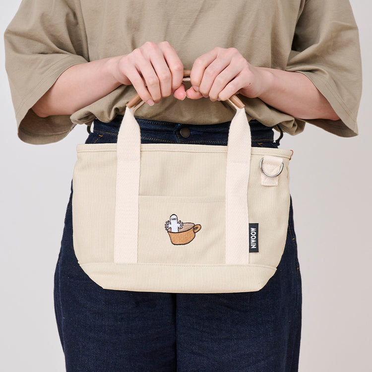 2WAY保冷トートバッグ（ニョロニョロ/ベージュ）6078MC53