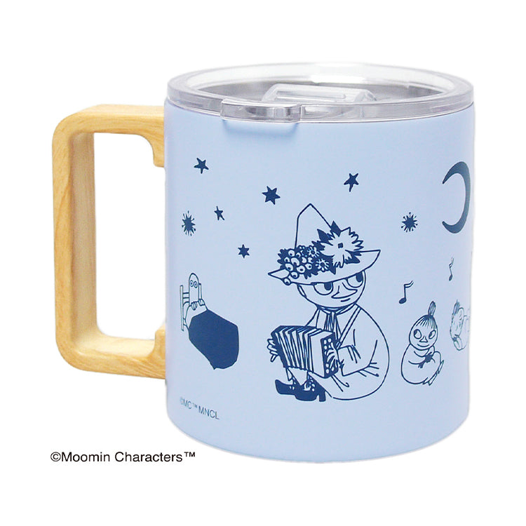 蓋つきステンレスマグ（ライトブルー）JM3710