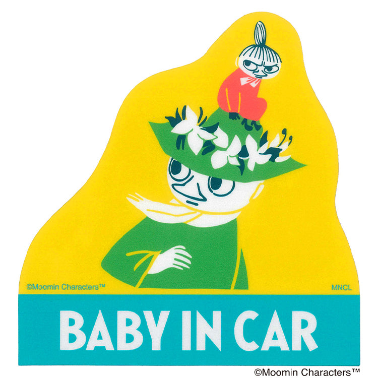 4月下旬頃お届け予定＊マグネットカーサイン（BABY IN CAR）JM3536