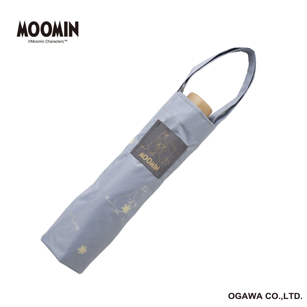 晴雨兼用 折畳傘（ムーミン谷の彗星/ブルー）56238