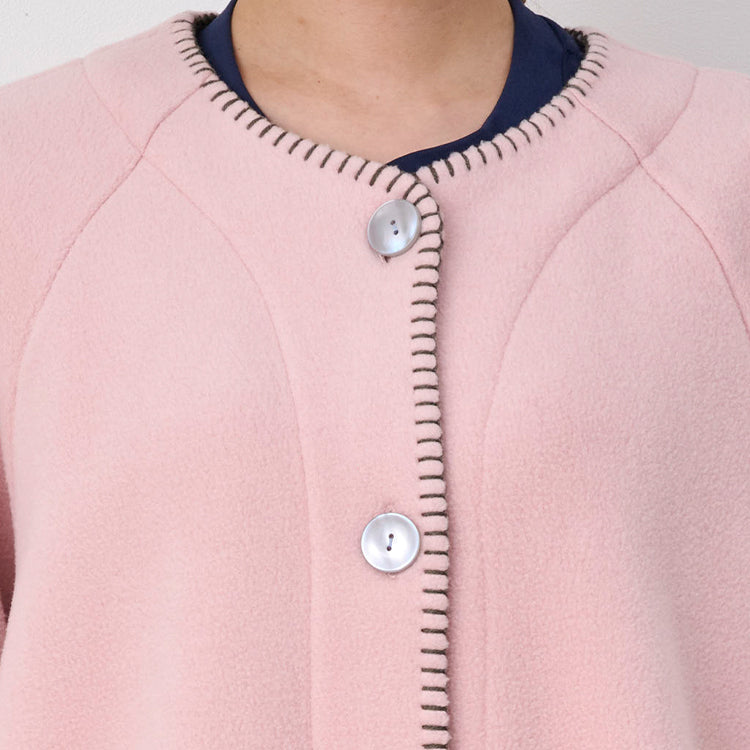 【Amour × MOOMIN】フリースガウン M（リトルミイ/ピンク）MOR190-33241