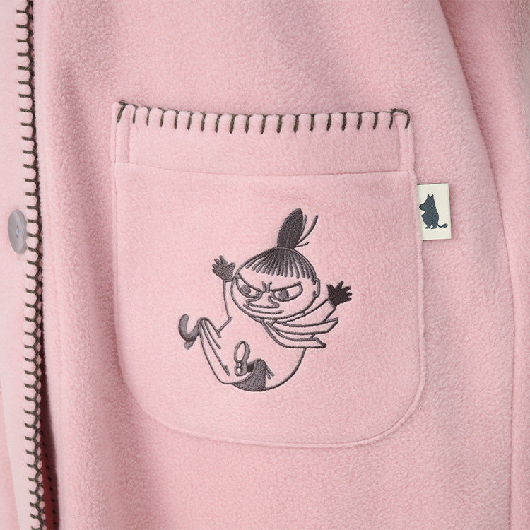 【Amour × MOOMIN】フリースガウン M（リトルミイ/ピンク）MOR190-33241