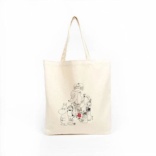 【Amour×MOOMIN】トートバッグ（オールスター/アイボリー）MOR127-55188
