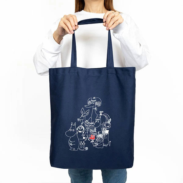 【Amour×MOOMIN】トートバッグ（オールスター/ネービー）MOR127-55188