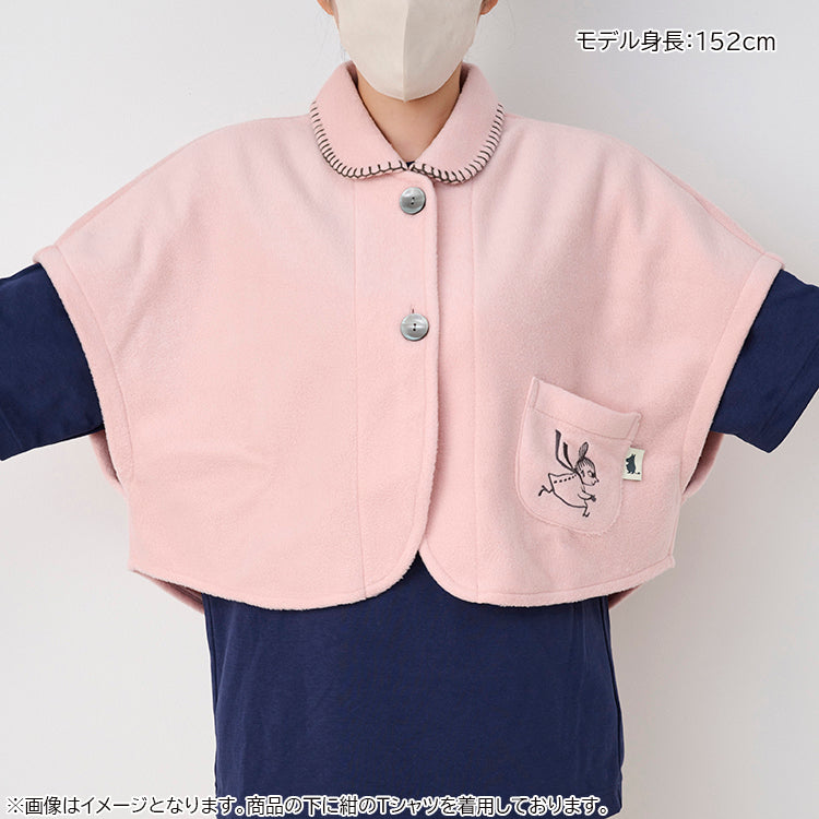 【Amour × MOOMIN】フリースショートベスト（リトルミイ/ピンク）MOR132-53242