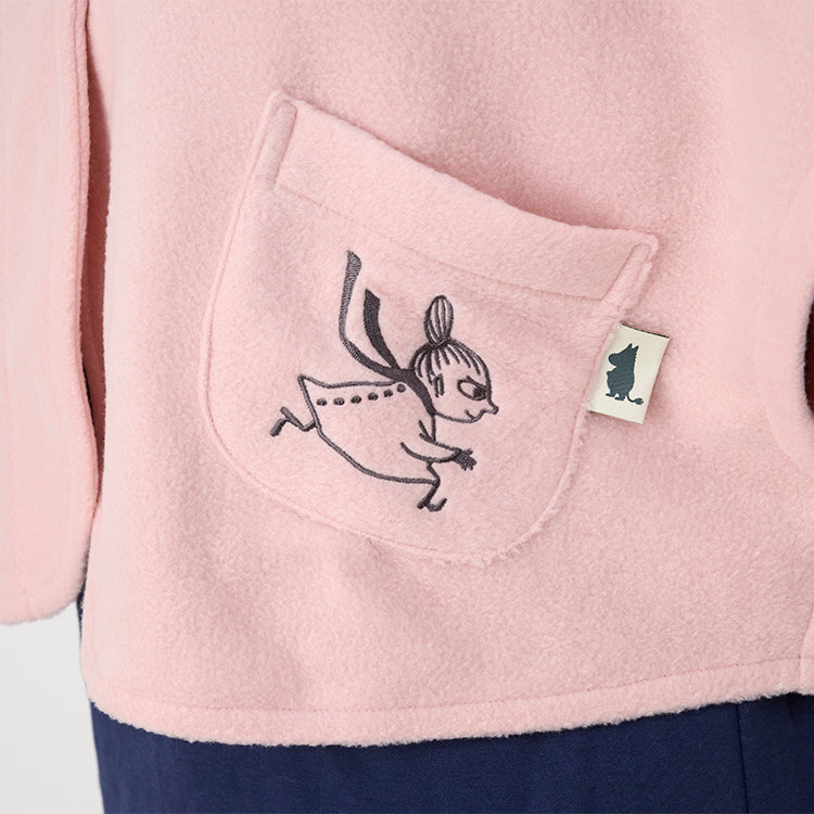 【Amour × MOOMIN】フリースショートベスト（リトルミイ/ピンク）MOR132-53242
