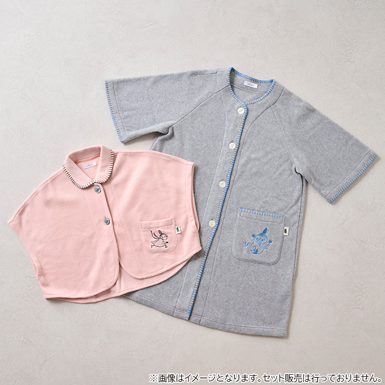 【Amour × MOOMIN】フリースショートベスト（リトルミイ/ピンク）MOR132-53242