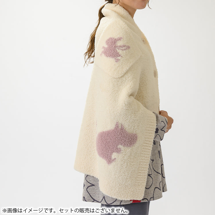 10月下旬頃お届け予定＊【Amour × MOOMIN】モールヤーン 巻きスカートM～L（A/アイボリー）MOR158-64227＜予約商品＞