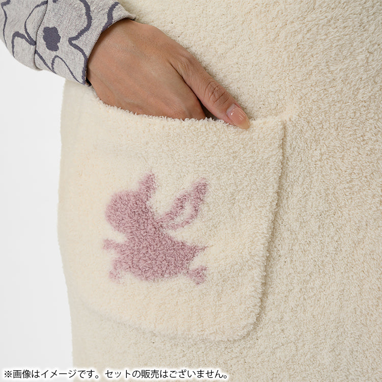 10月下旬頃お届け予定＊【Amour × MOOMIN】モールヤーン 巻きスカートM～L（A/アイボリー）MOR158-64227＜予約商品＞