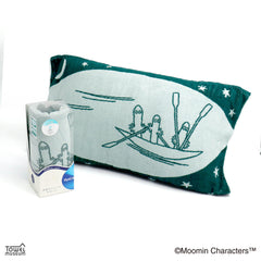 のびのびピローケース（まどろむ/GN）47-8407300G - MOOMIN SHOP