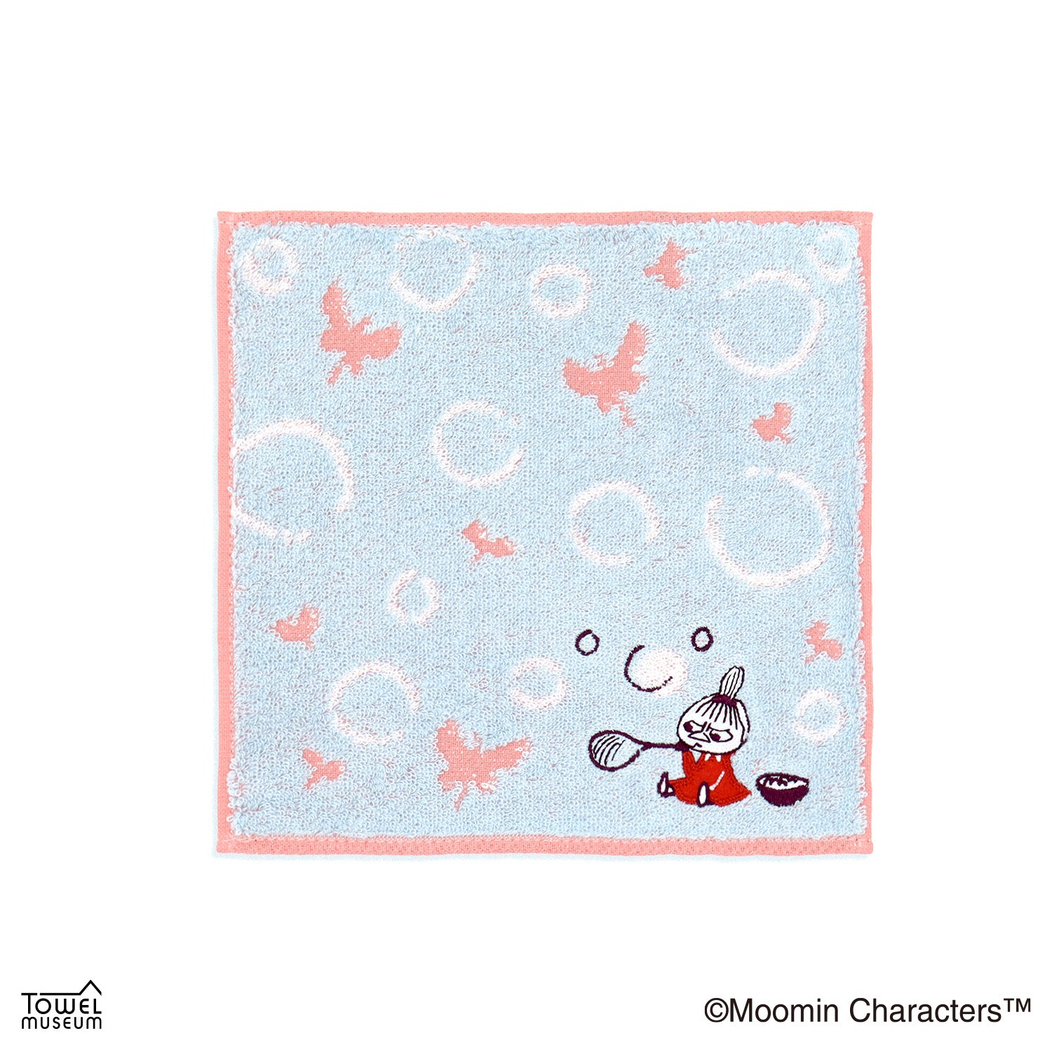 タオルハンカチ（しゃぼん玉/BL）47-0330065B - MOOMIN SHOP