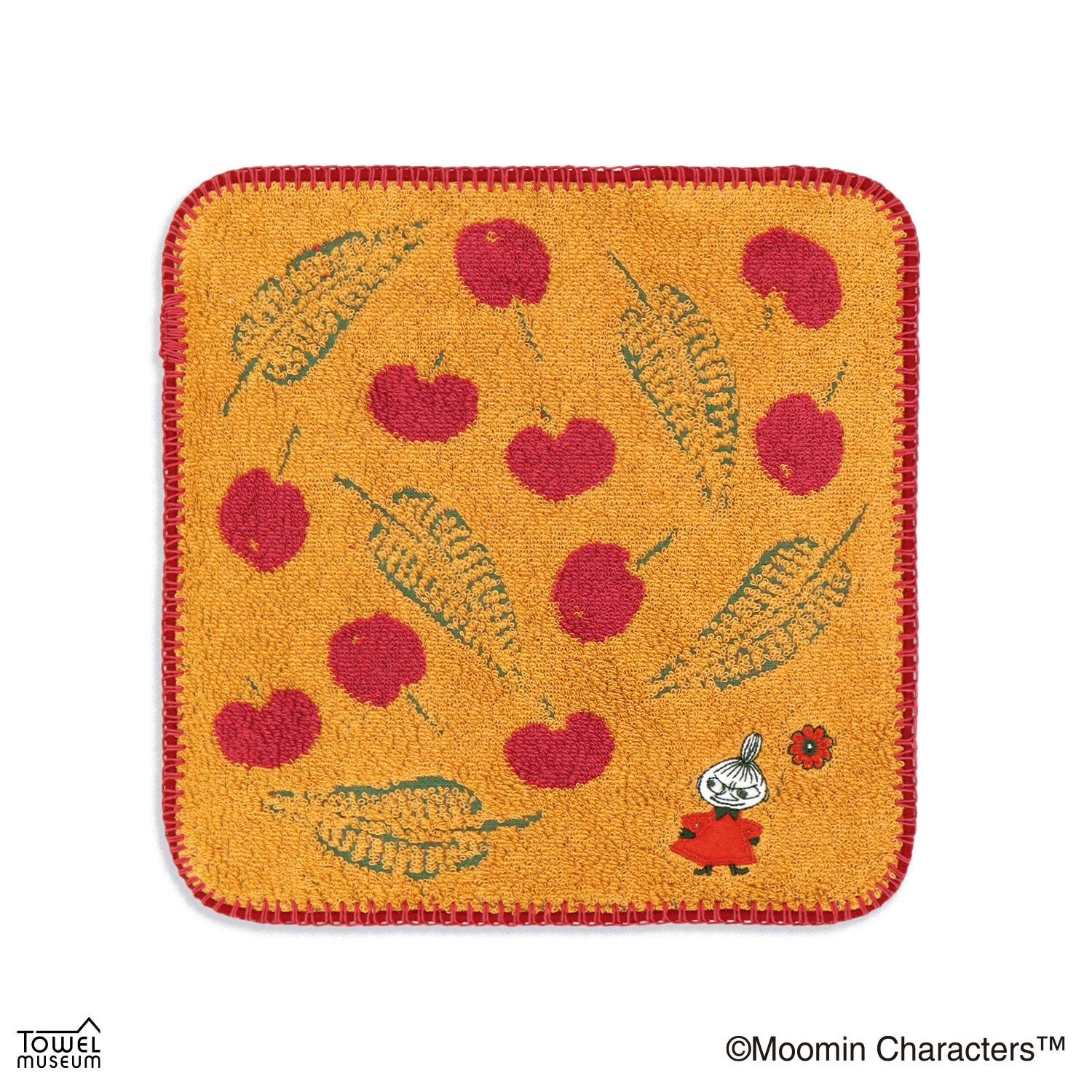 タオルハンカチ(お花摘みリトルミイ/RD)47-0410080R - MOOMIN SHOP タオルハンカチ(お花摘みリトルミイ/RD)47-0410080R - MOOMIN SHOP
