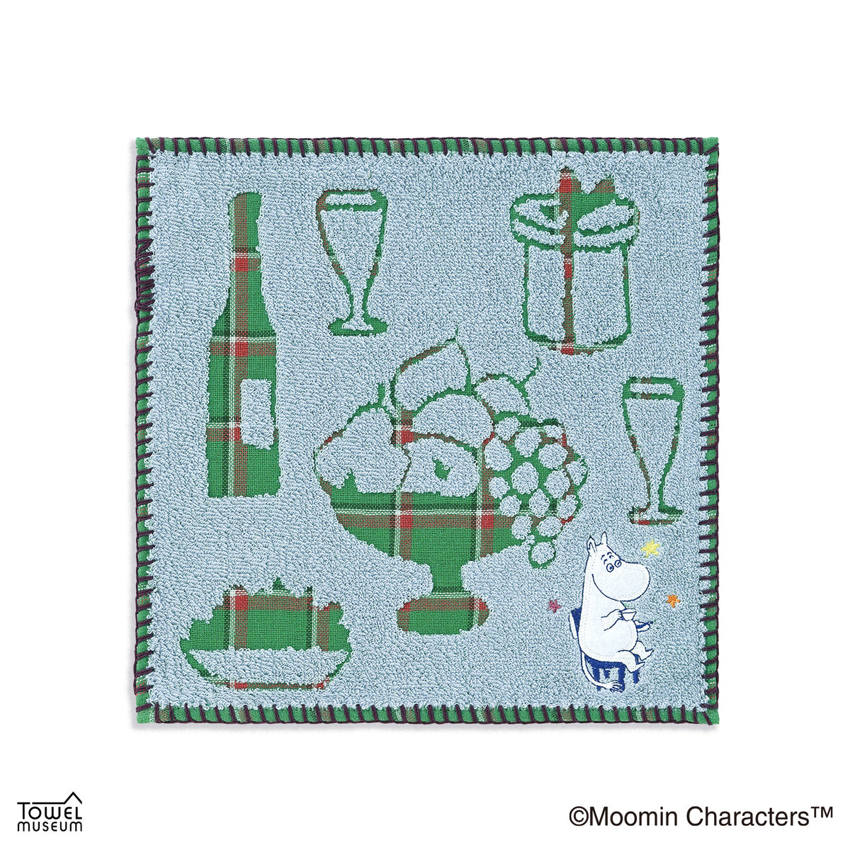 タオルハンカチ（ハッピーホリデー/BL）47-0480080B