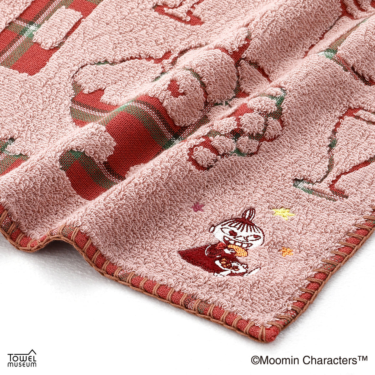 タオルハンカチ（ハッピーホリデー/RD）47-0480080R